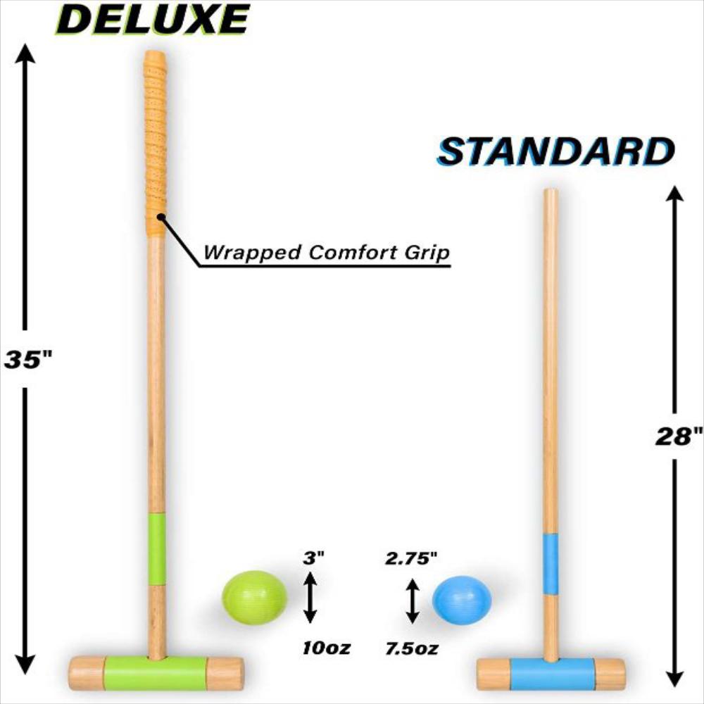 Juego De Croquet De Seis Jugadores Para Adultos Y Niños img #2