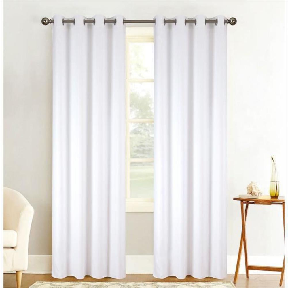 Par De Cortinas De Oscurecimiento Liso 140 X 260 Cm Beige