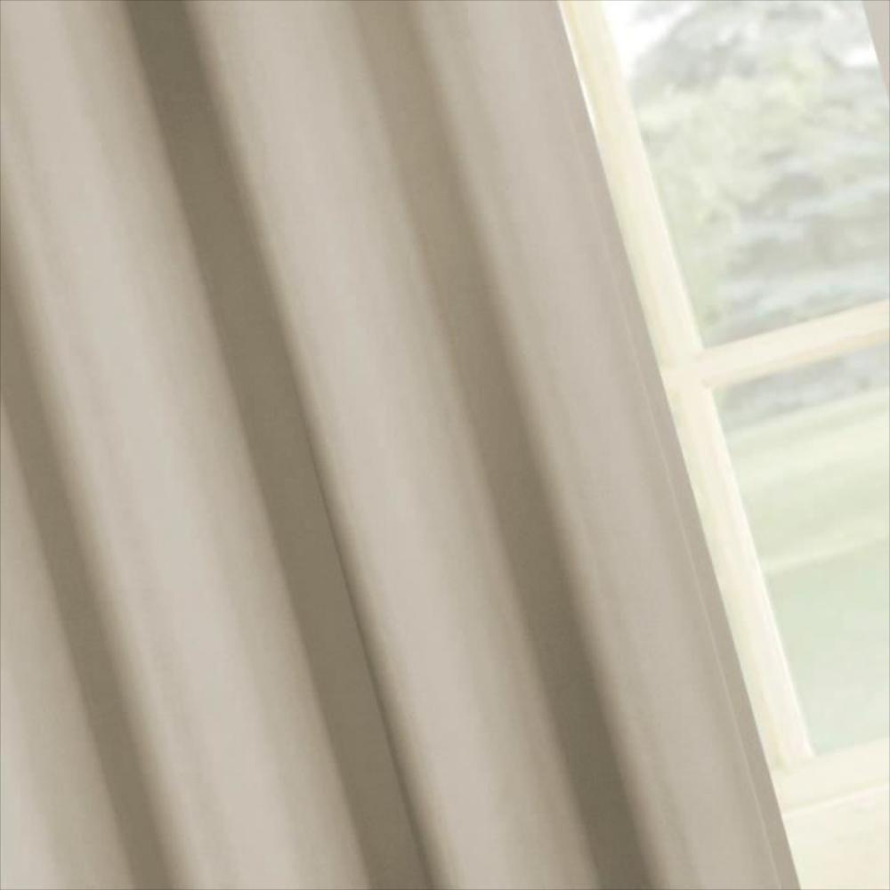 Par De Cortinas Lisas De Oscurecimiento 140 X 260 Cm Burdeos img #2