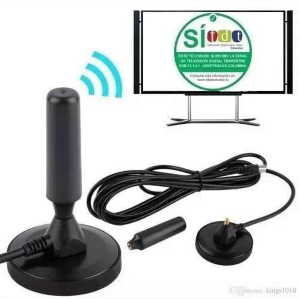 Antena TDT Amplificadora 3 Mts Tv Decodificador TDT - TDT2