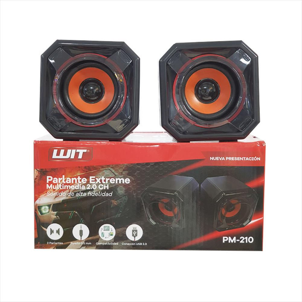 Parlante Para Pc Wit Extreme Para Mac Y Pc 2.0 3.5Mm / Usb img #1