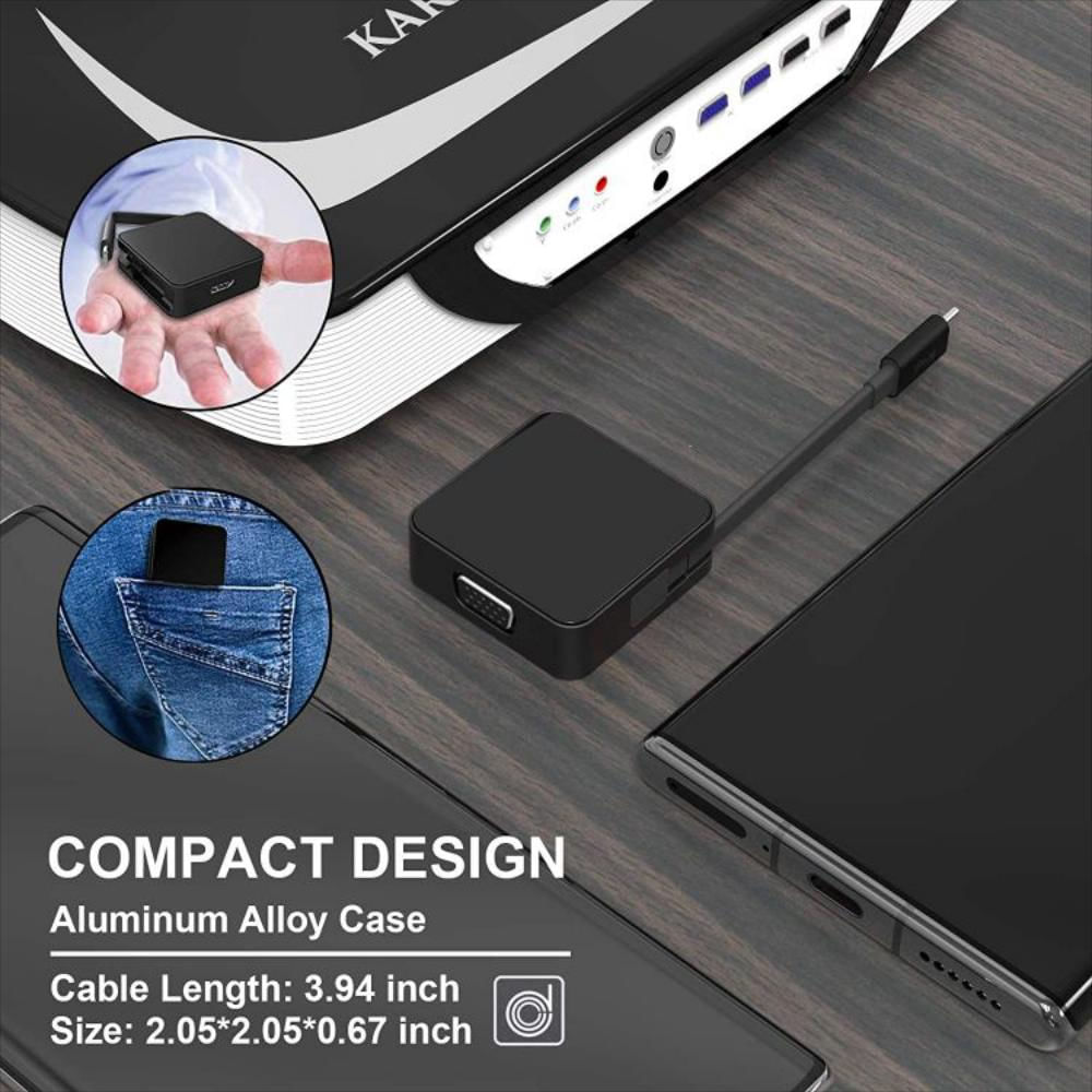 Adaptador Usb C A Vga Cablecreation Usb Tipo C img #3