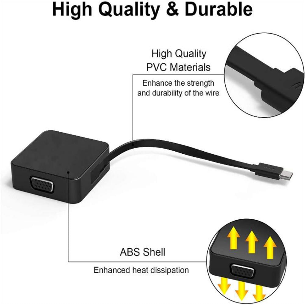 Adaptador Usb C A Vga Cablecreation Usb Tipo C img #5