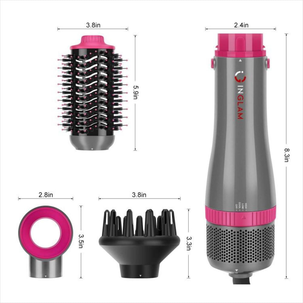 Kit De Cepillos De Aire Caliente Con Cabezal Intercambiable img #3
