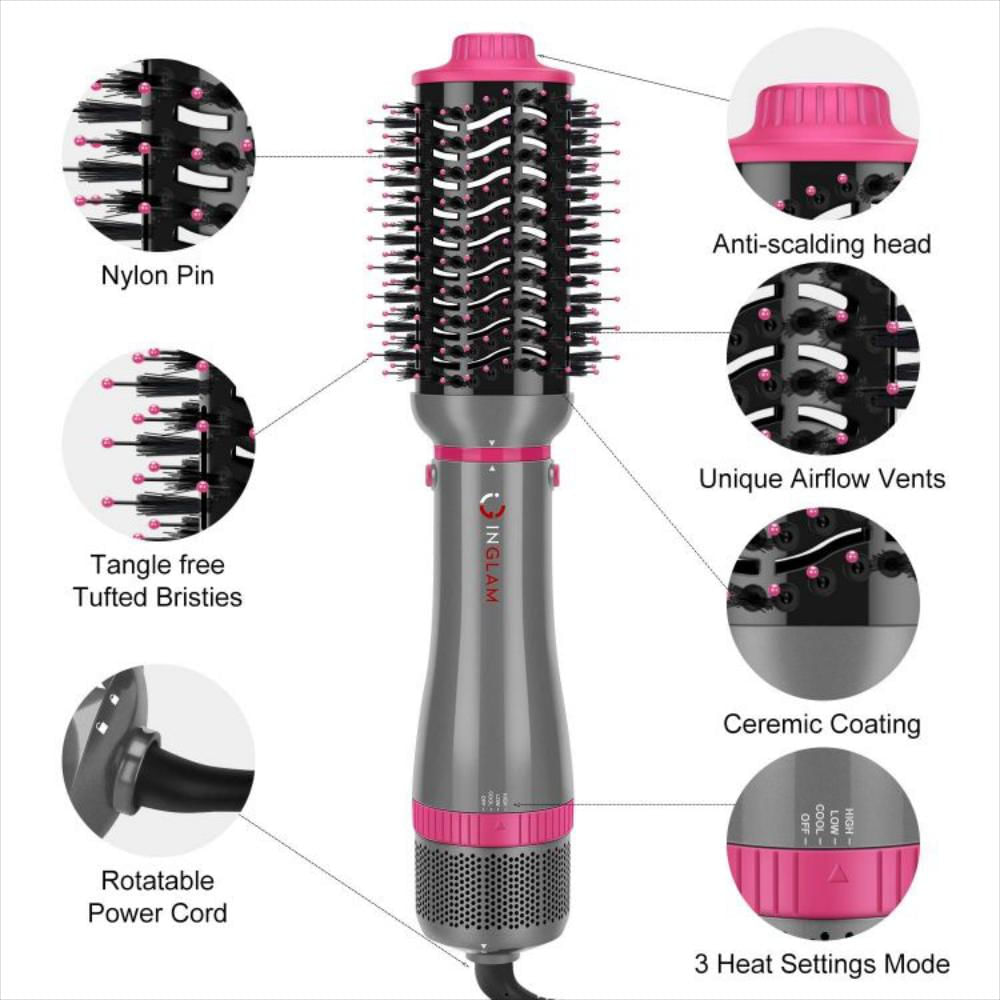 Kit De Cepillos De Aire Caliente Con Cabezal Intercambiable img #4