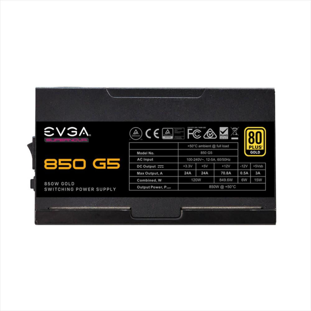 Fuente De Poder Evga 850W G5 80 Plus Gold img #4