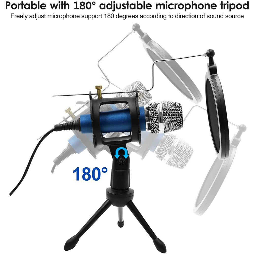 Micrófono Looyuan De Condensador De Grabación Para Pc img #3