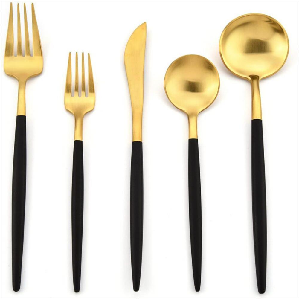 Juego De Cubiertos De Acero Inoxidable Deacory De Piezas img #1