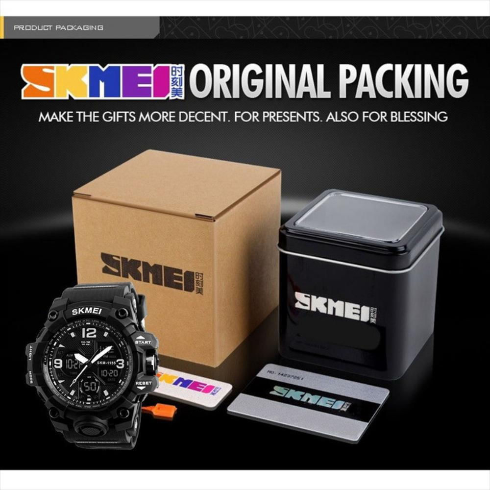 Reloj Skmei Digital Análogo Sumergible Alarma Cronometro Negro img #5