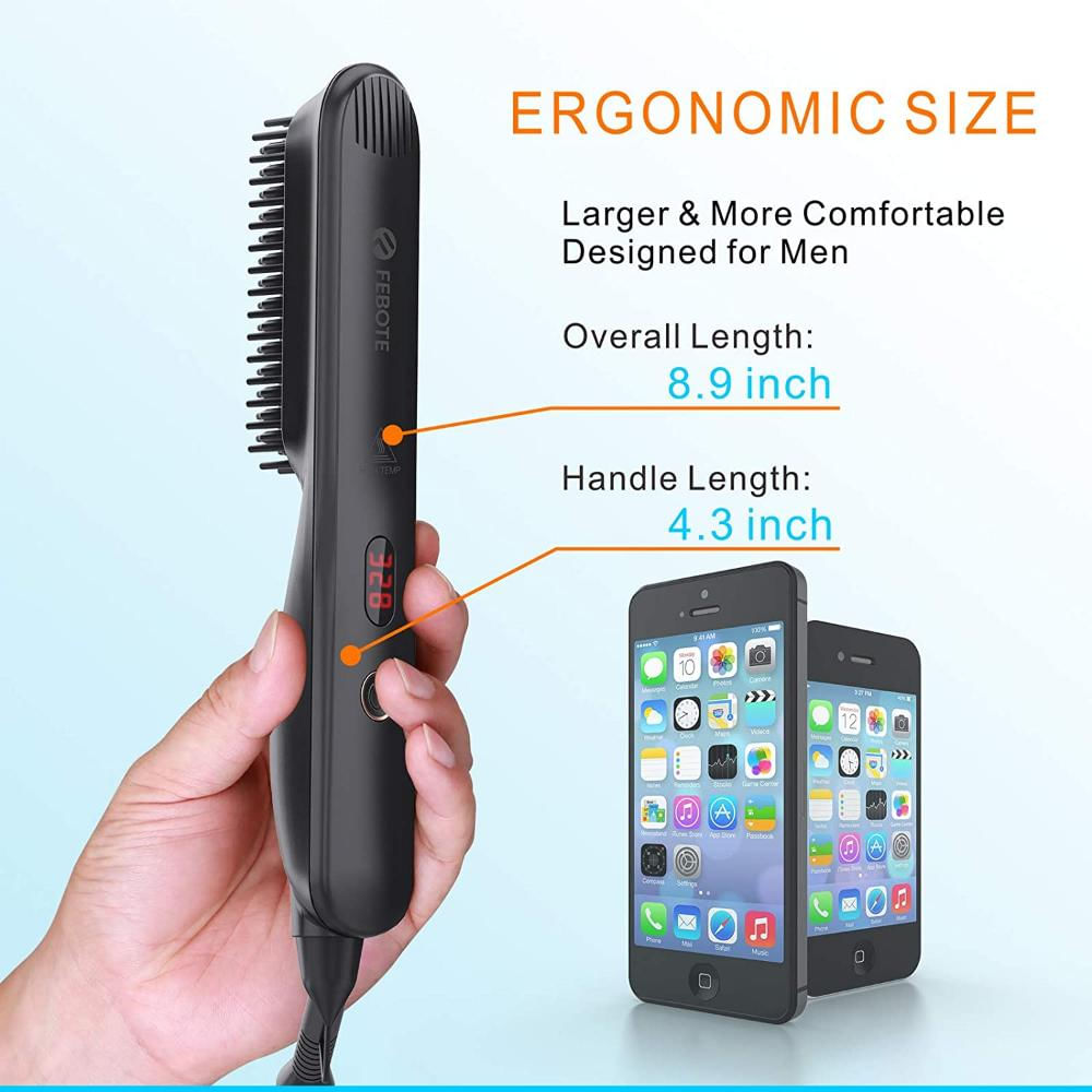 Alisador De Barba De Lujo Con Pantalla Lcd Febote img #4