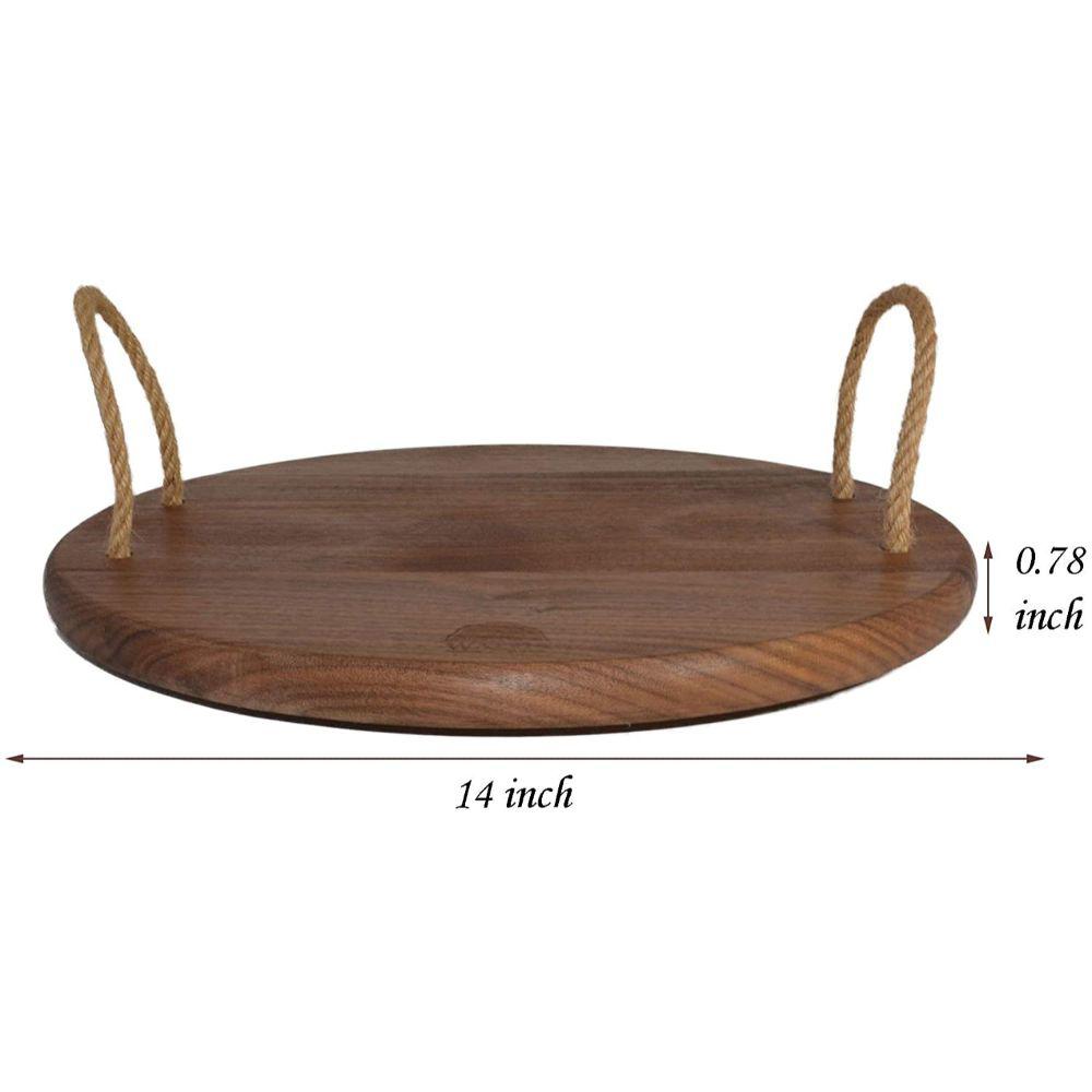 Tabla De Queso Walux De Madera De Nogal Real img #2