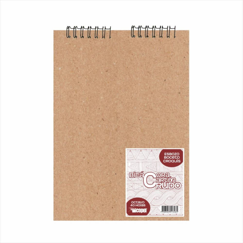 Bitácora Carton Crudo Icopel Octavo img #1