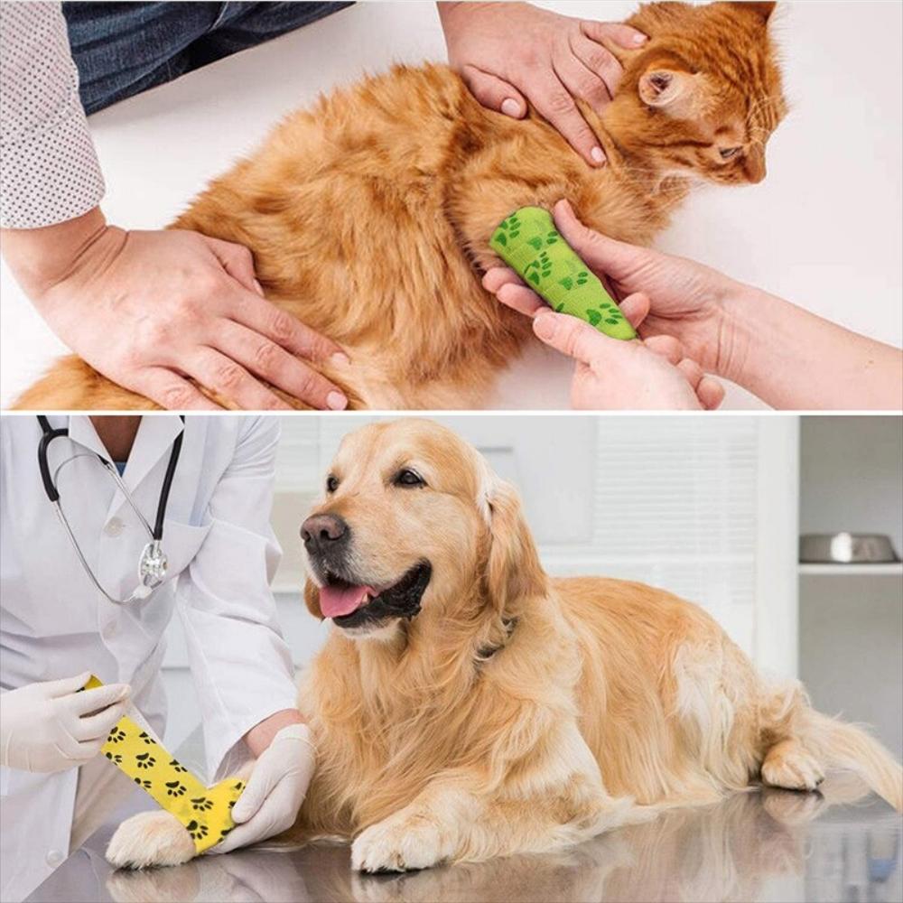 Vendaje Autoadhesivo Gasa 5Cm X 450Cm Para Perros Y Gatos img #3
