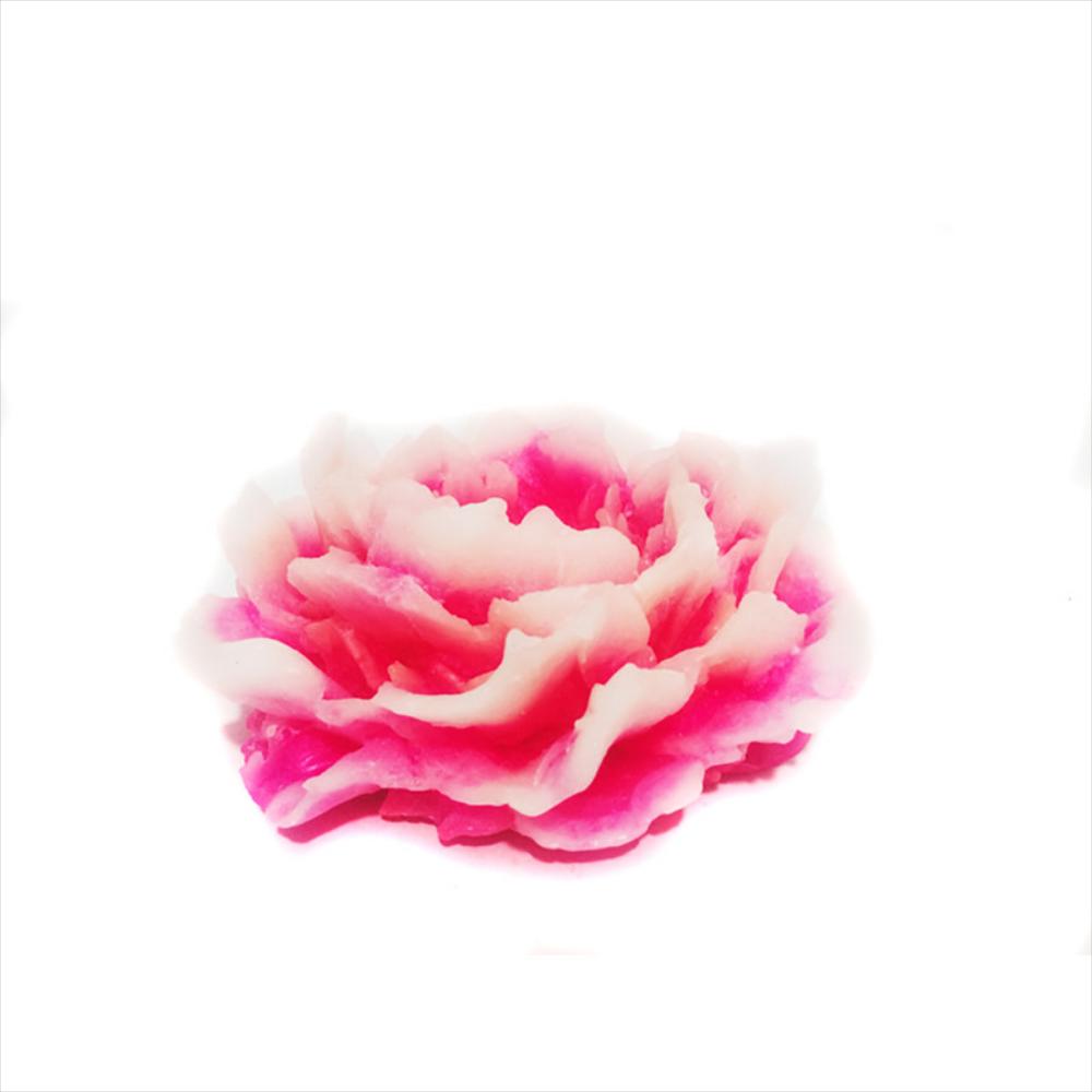 Velas Decorativa Flor Peonia Roja. Egg Productos De Paz.