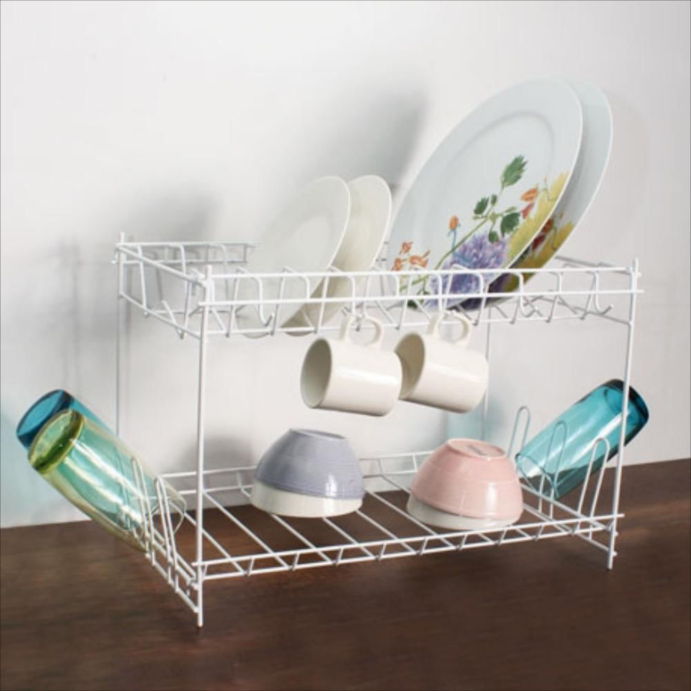 Locero Italiano 2 Niveles Sin Cubiertero Blanco img #3