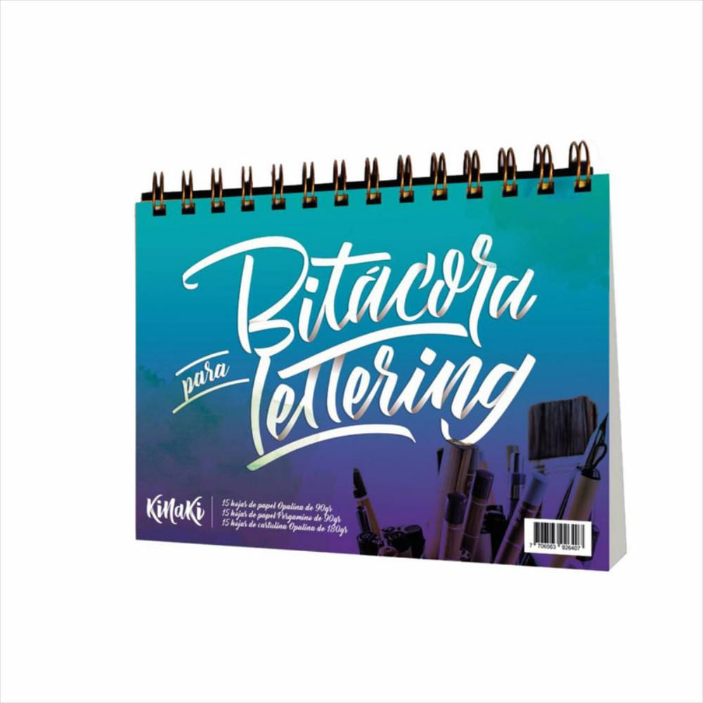 Bitácora Para Lettering Kinaki 45 Hojas img #1