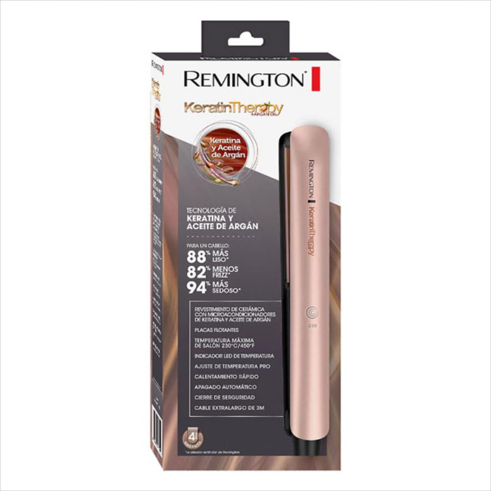 Plancha remington keratina y argan éxito new arrivals