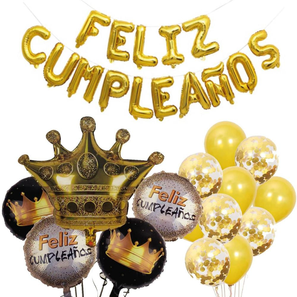 Globos Metalizados Bigote Feliz Cumpleaños Fiesta OE247 – Cómpralo en casa