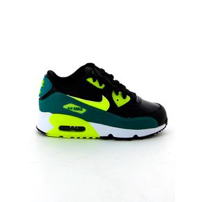 Tenis Nike Air Max 90 LTR 833414-004 Negro-Verde Niñ | Éxito - exitocol