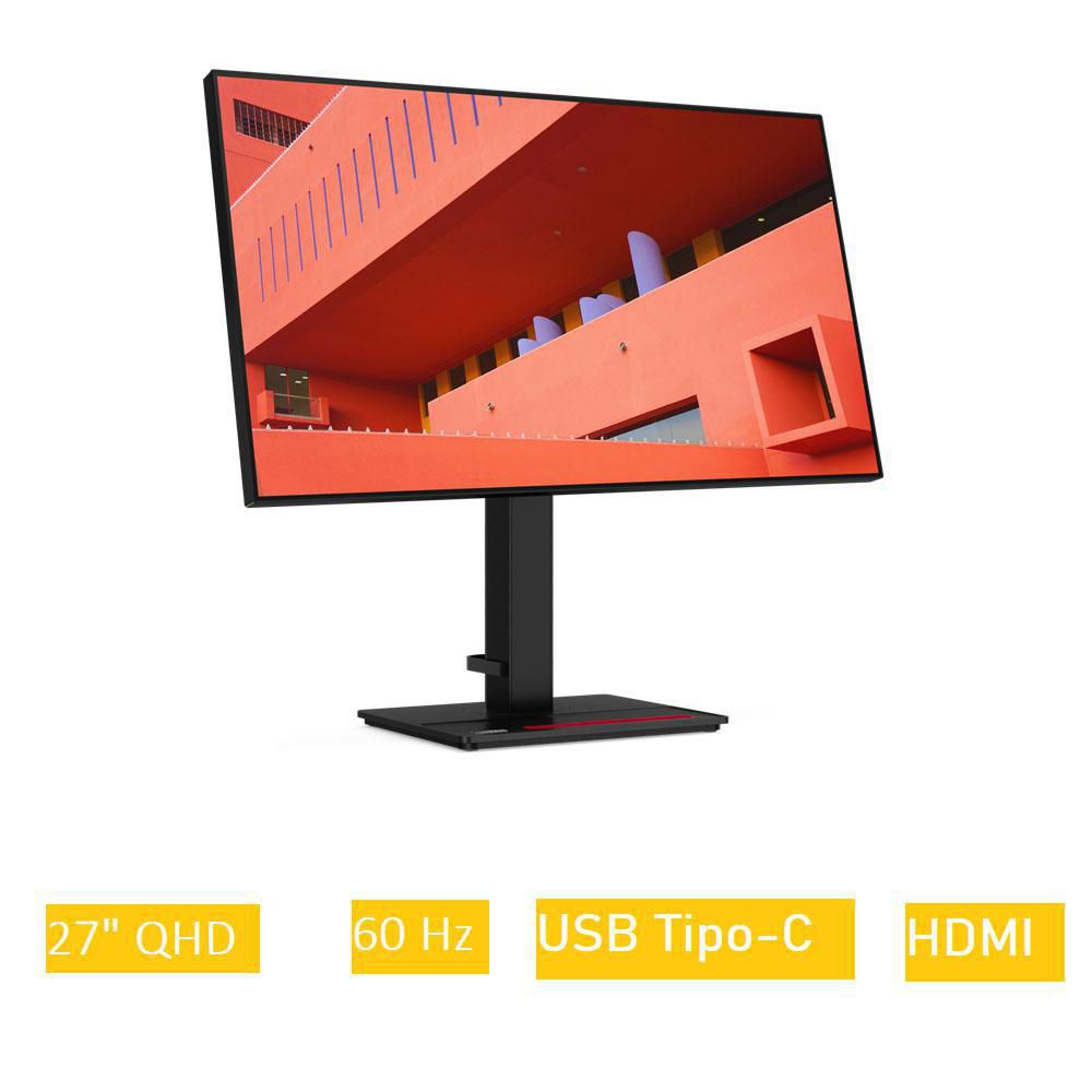 Monitor Lenovo 27 Pulgadas Qhd ThinkVision P27h20 img #1