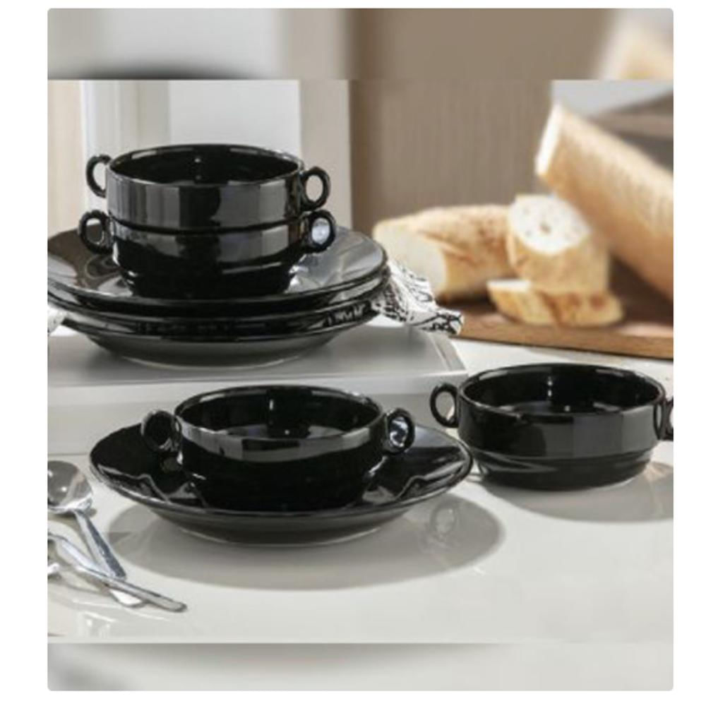 Set Ceramico Oxford X8p Negro