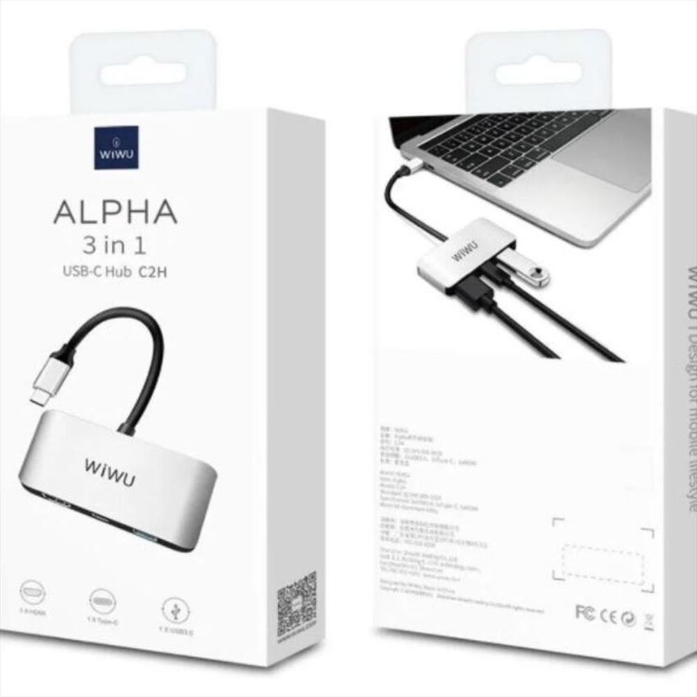 Adaptador Tipo C 3 En 1:Hdmi, Tipo C, Usb 3.0 img #2
