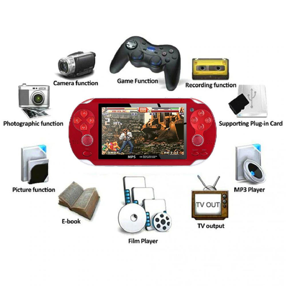 Consola Portátil Emulador De Juegos PSP X7 Multi-función MP5