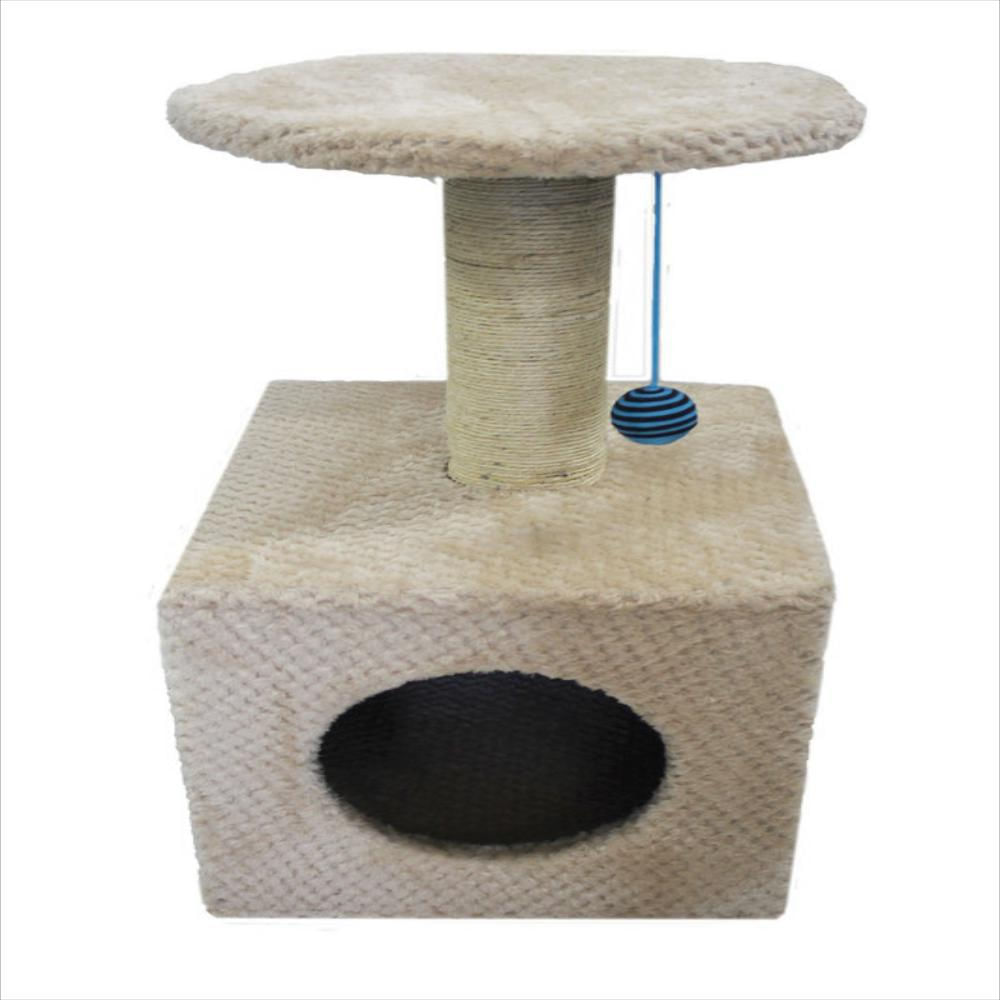 Rascador Para Gato, Casa Rascador Beige img #2