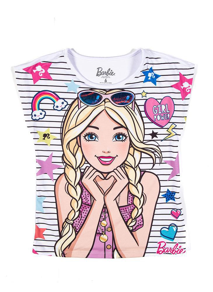 Barbie Camisas para niñas | Producto oficial | Camiseta inspiradora para  niña