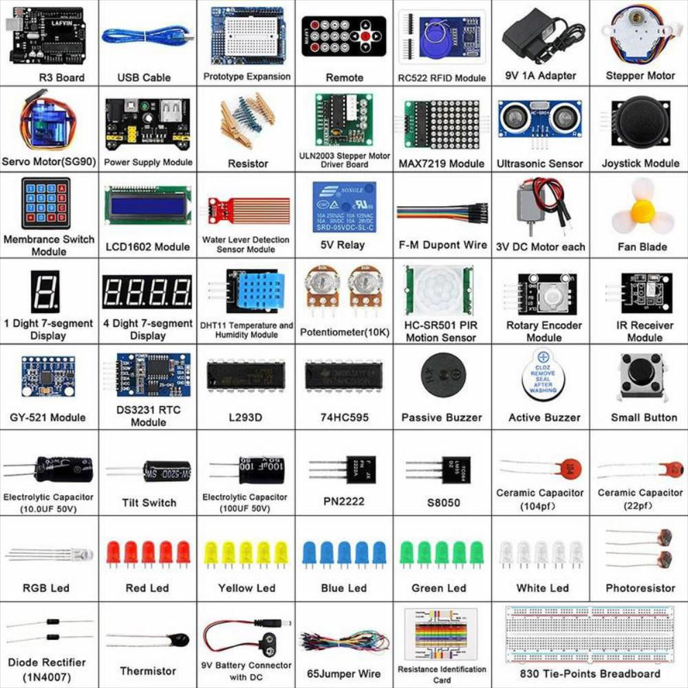 kit para Arduino R3 Mega2560 Mega328 Nano con Tutorial img #3