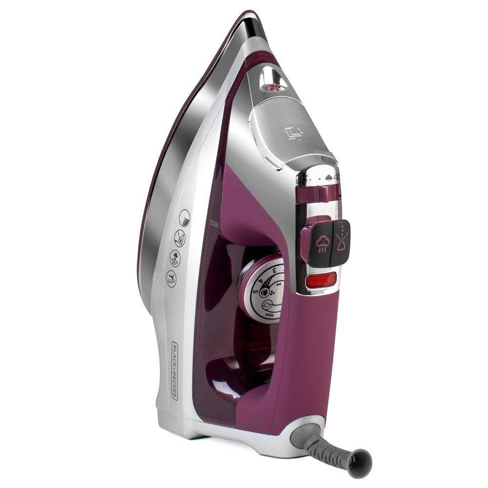 Plancha Black & Decker Vapor Vertical 1600W Titanio D3035 img #2