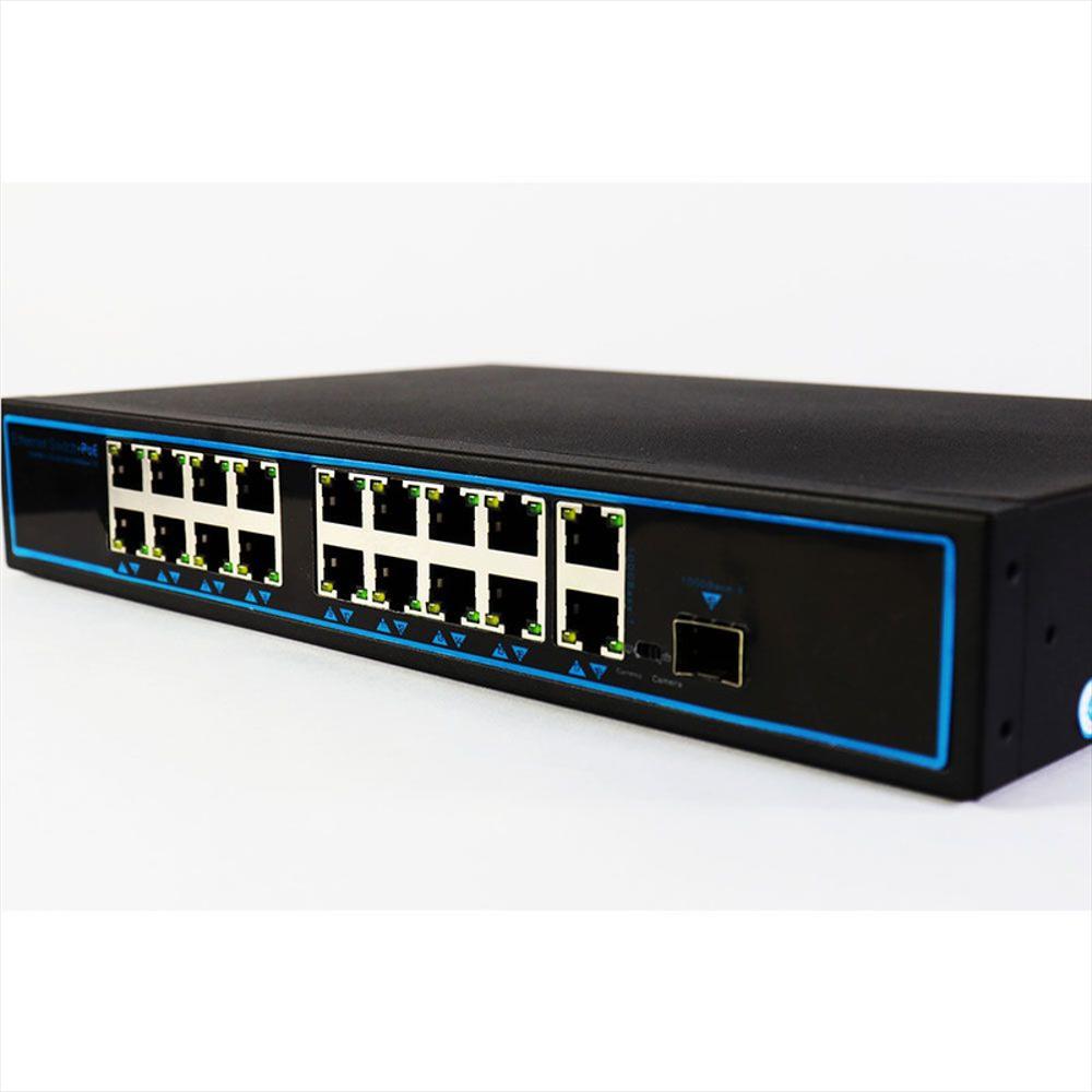 Switch De 8 Puertos Ethernet Poe 10/100Mbps 120W Sat img #4