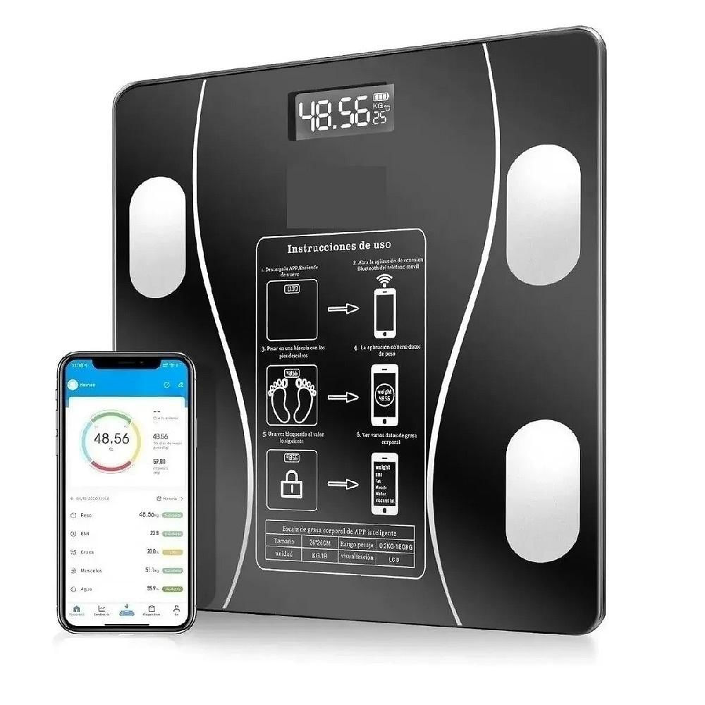 Bascula Inteligente Con Bluetooth Recargable