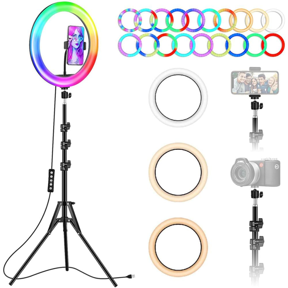 Aro De Luz Led Regulable 30Cm Para Móvil, Cámaras + Trípode