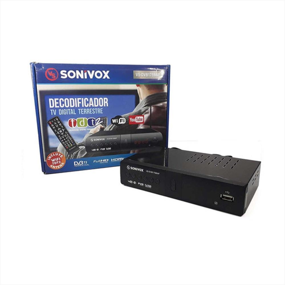 Decodificador Tdt Sonivox Tv Dvbt2 Digital Original