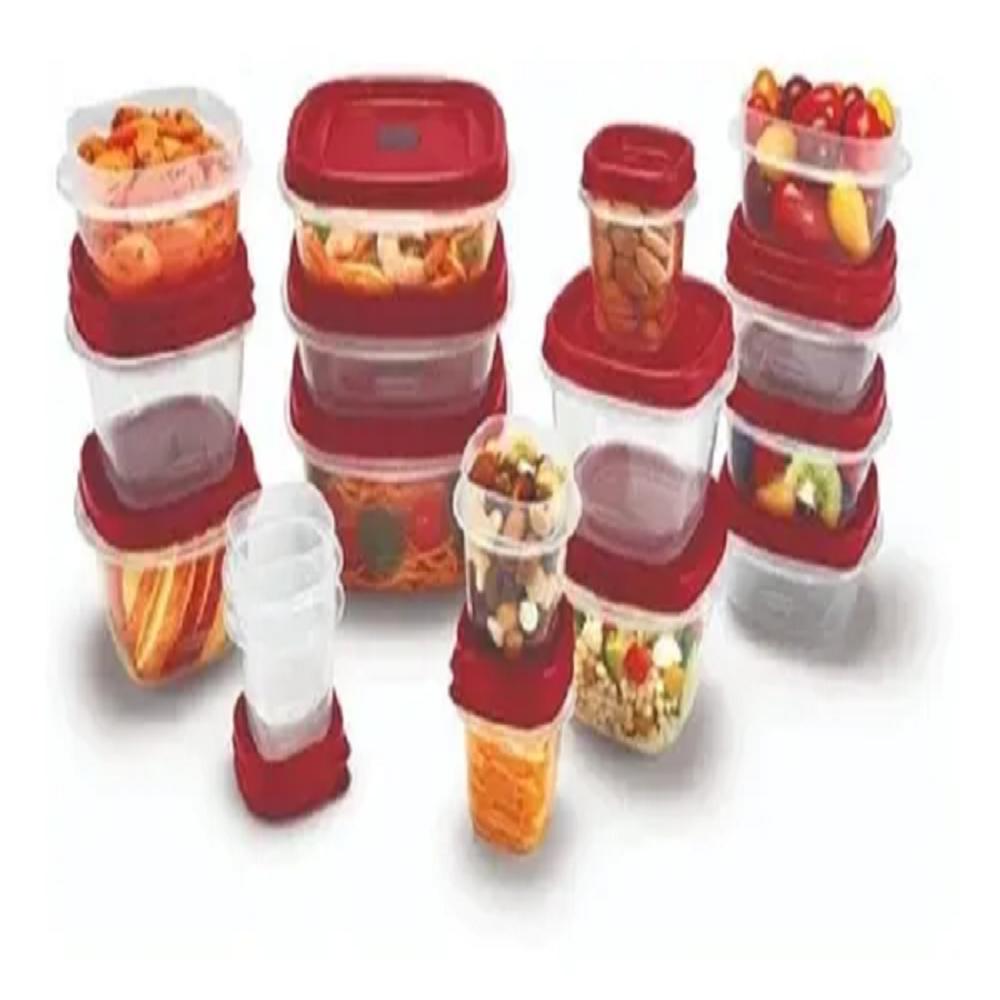 Set De Recipientes 34Pzas C/ Tapas Porta Comida Rubbermaid img #2