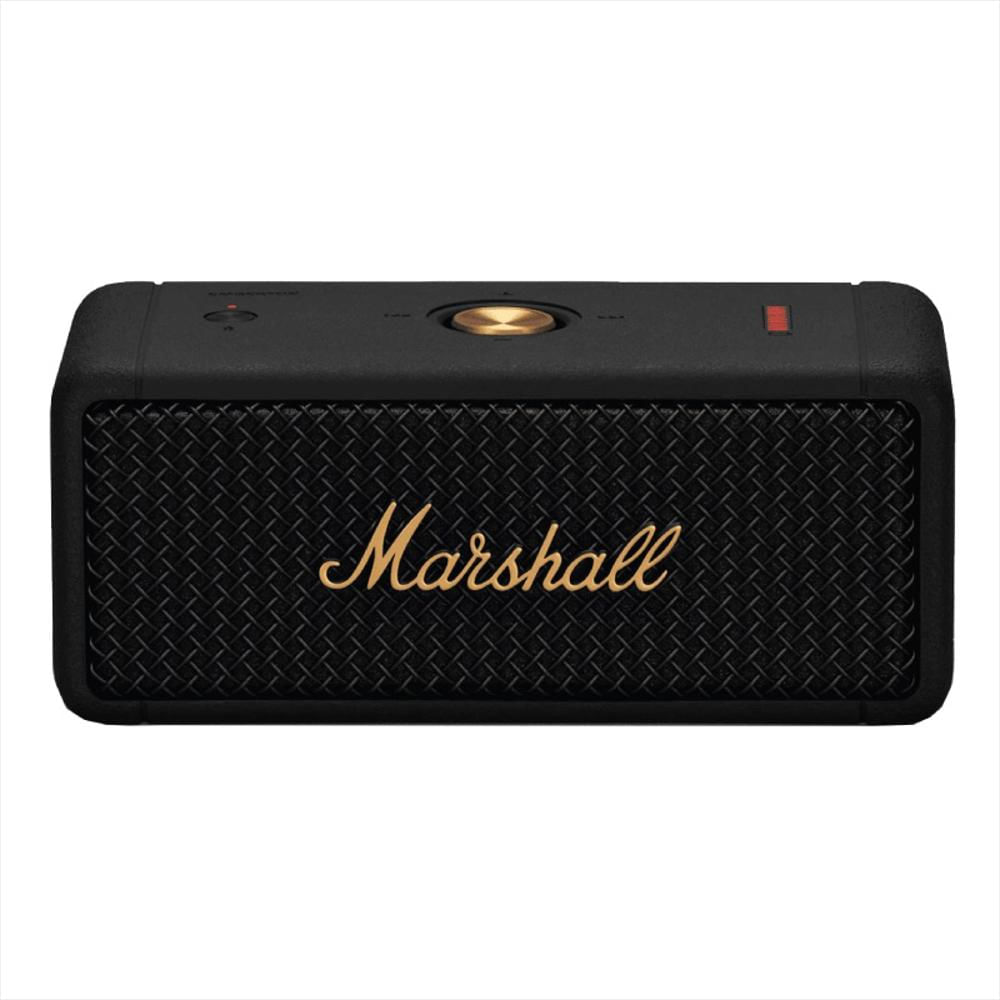Parlante Bluetooth Marshall Emberton Negro/Laton Parlante Bluetooth Marshall Emberton Negro/Laton