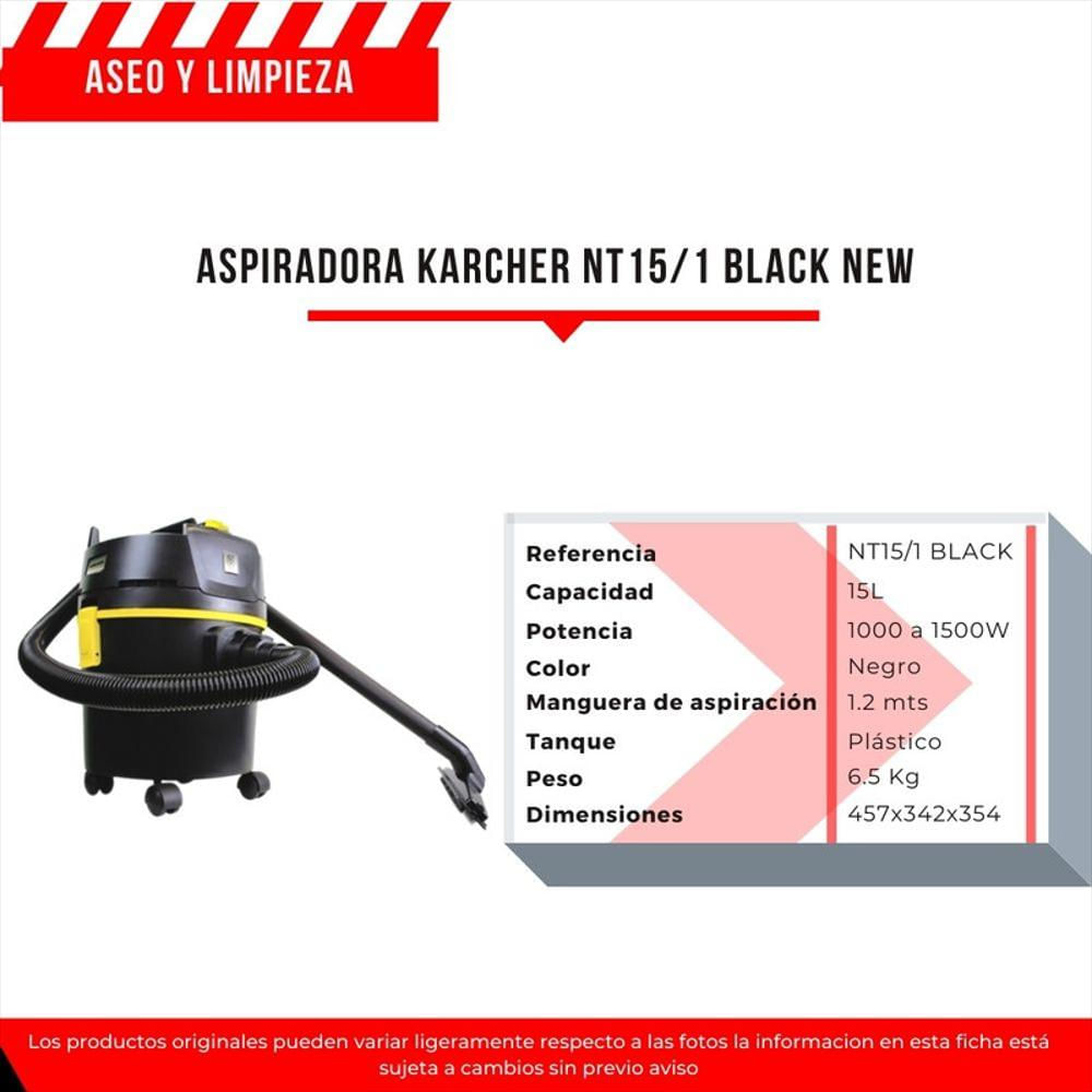 Aspiradora Karcher Nt15/1 Black 15 Litros,1300W 110V img #3