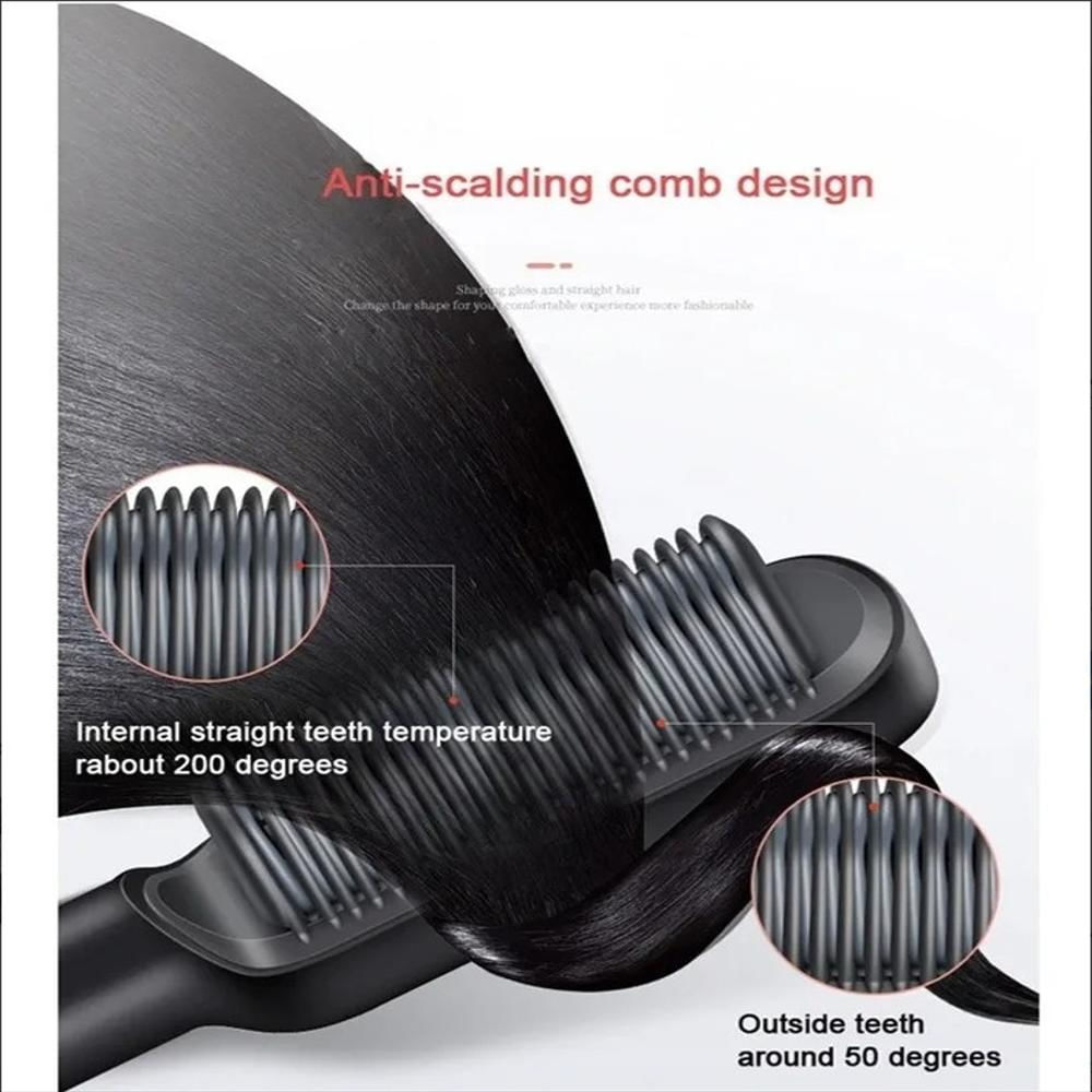 Plancha Cepillo 2 En 1 Alisador Y Ondulador Cabello Peinados img #4
