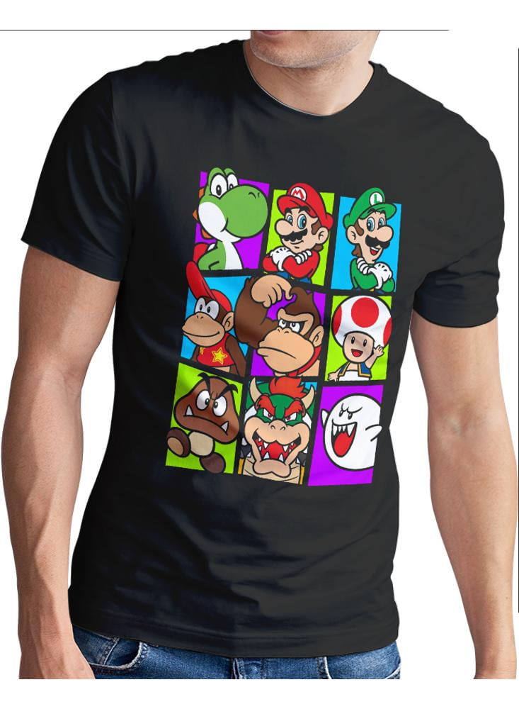 Camiseta mario bros discount hombre