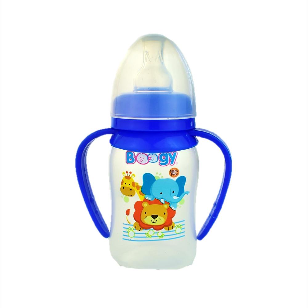 Tetero Bebé Biberon Niño Azul Asas Silicona 4 Onz 125 Ml