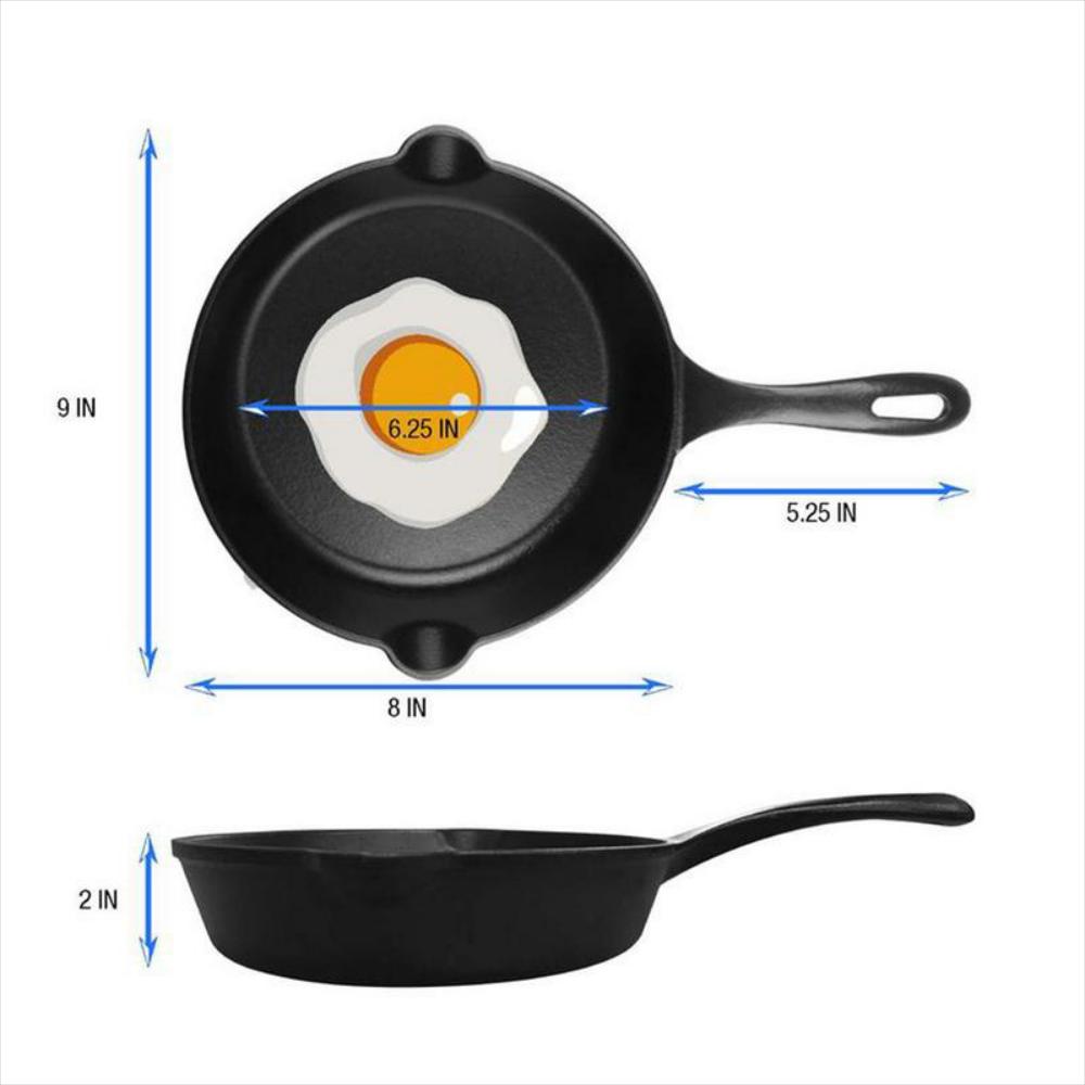 Sartén De Hierro Fundido Curado 20 Cm Victoria img #3