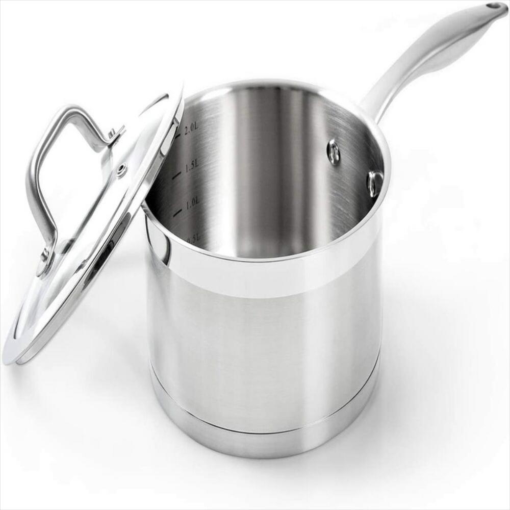 Sartén Profesional De Acero Inoxidable Para Salsa img #1