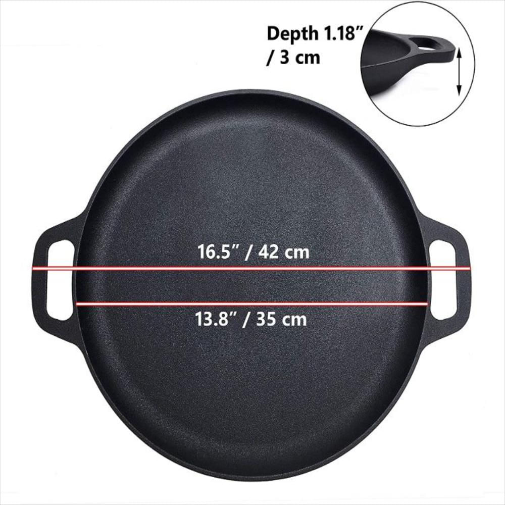 Sartén De Hierro Fundido Para Plancha Y Hornear img #2
