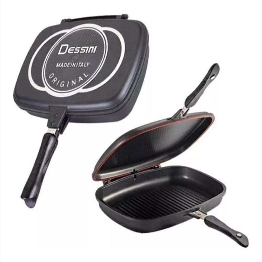 Sartén Doble Parrilla Dessini Antiadherente 32 Cm