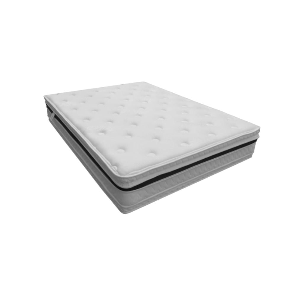 Base Cama + Colchón Resortado Doble Pillow 160X190 img #4
