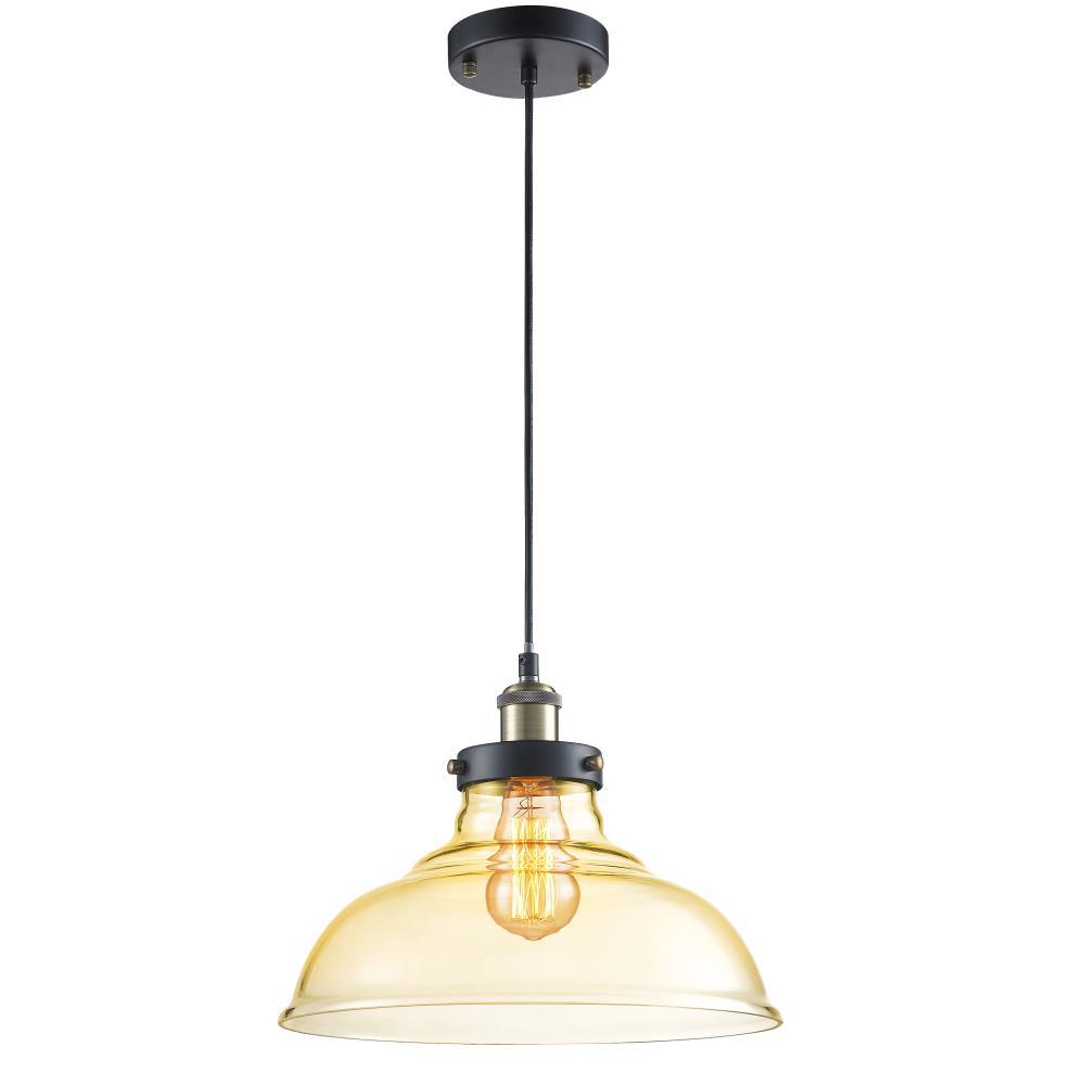 Lámpara Colgante De Vidrio Vintage Sllmp3112