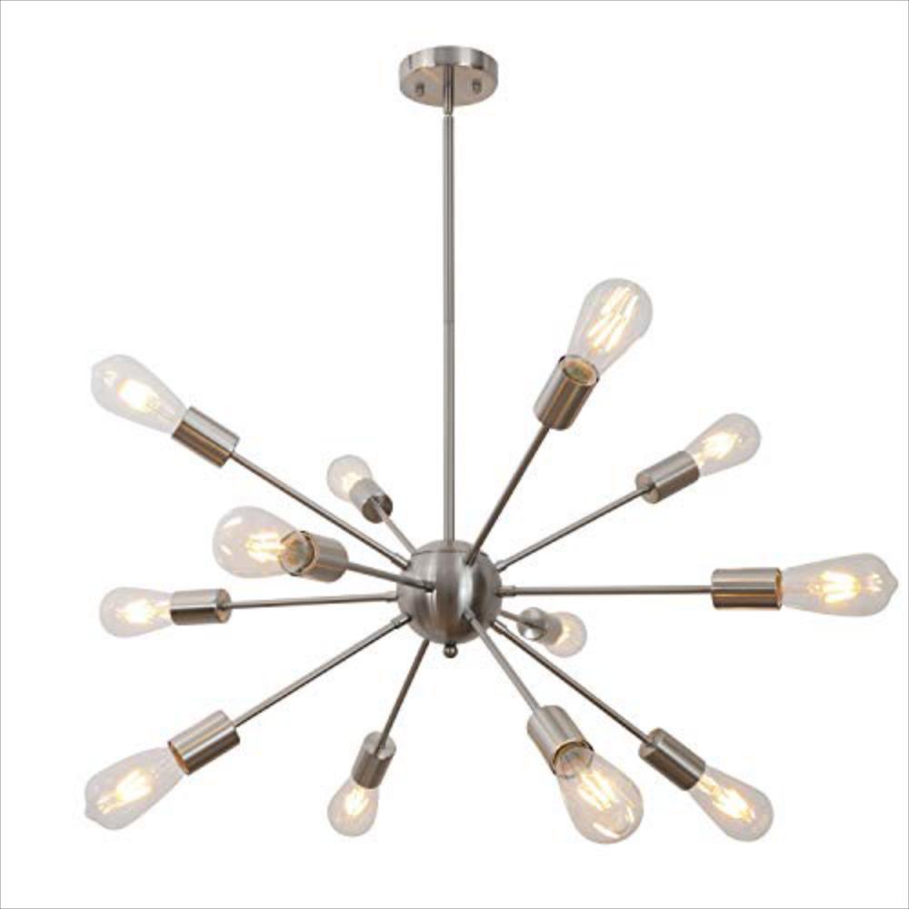 Lámpara Araña De 12 Luces De Iluminación De Techo Moderna. img #1