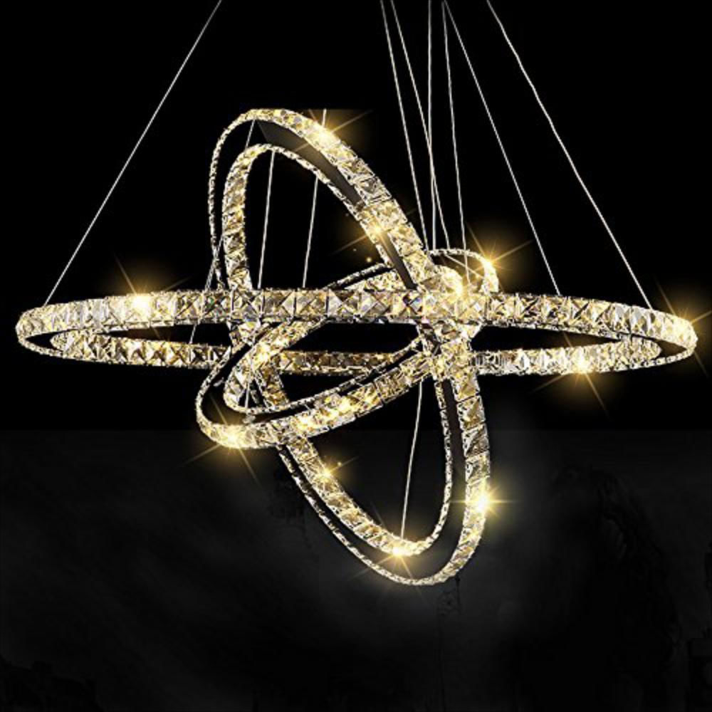 Lámpara Arañas De Cristal Luces De Techo Modernas Llevó. img #3