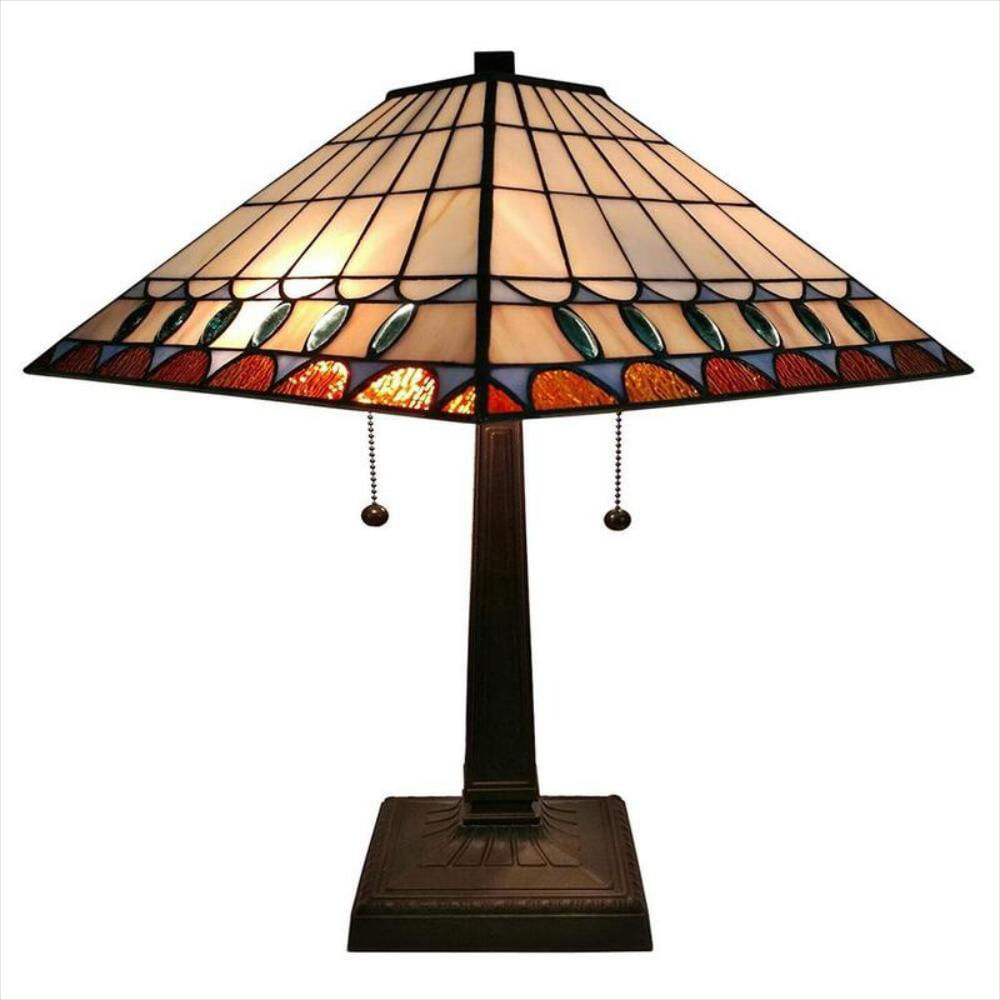 Lámpara De Mesa Vintage Con Luz Antigua